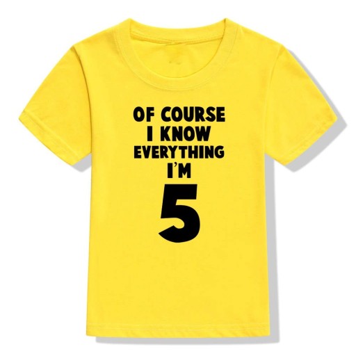 T-shirt d'anniversaire pour enfants B1504
