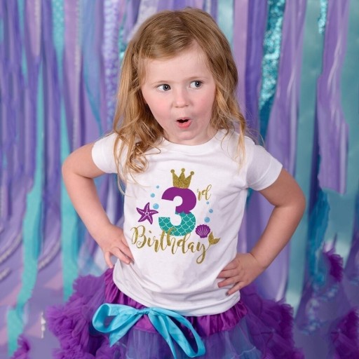 T-shirt d'anniversaire pour fille