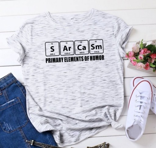 T-shirt da donna con stampa divertente B334