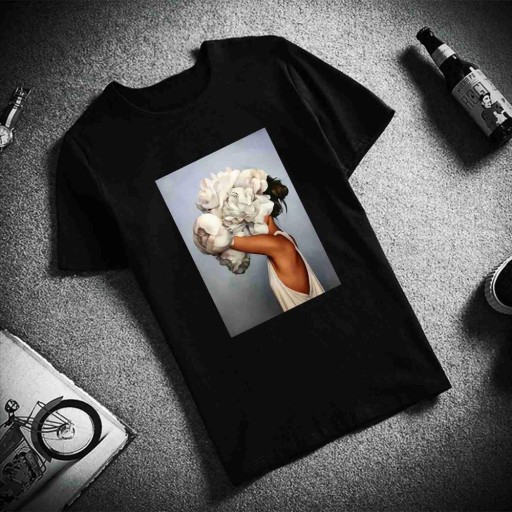 T-shirt dam med A66-tryck