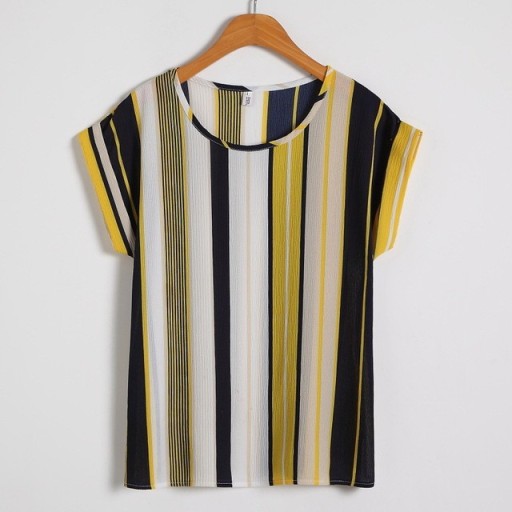 T-shirt dam med mönster A951