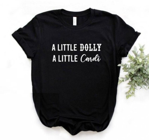 T-shirt dam med roligt tryck B156