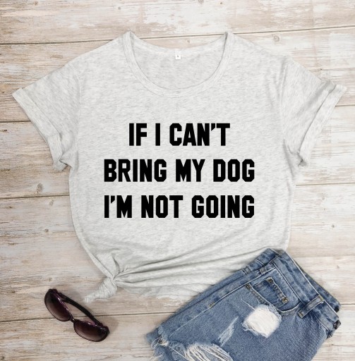 T-shirt dam med roligt tryck B249
