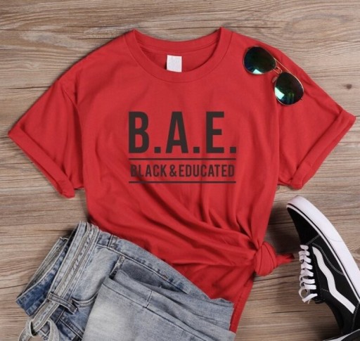 T-shirt dam med tryck A1304