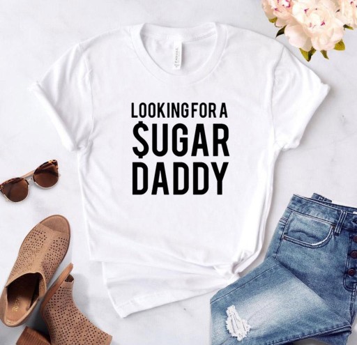 T-shirt dam med tryck A794