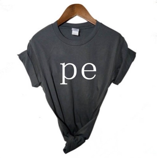 T-shirt dam med tryck B134