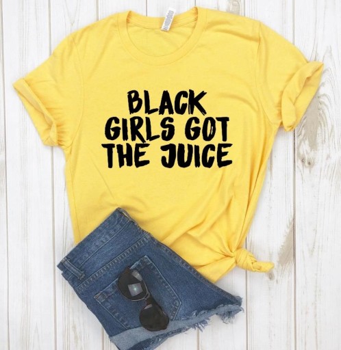 T-shirt dam med tryck B163