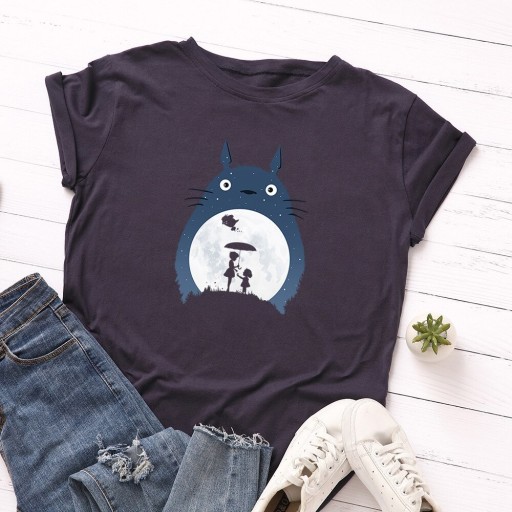 T-shirt dam med tryck B209