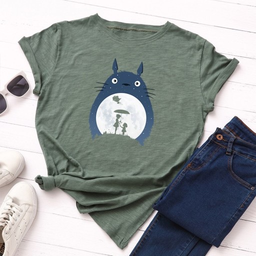 T-shirt dam med tryck B209