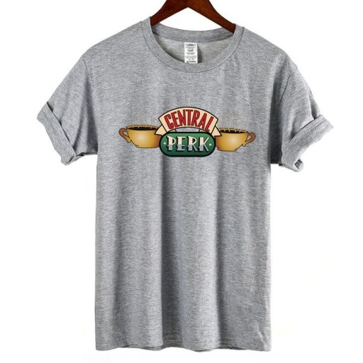 T-shirt dam med tryck B211