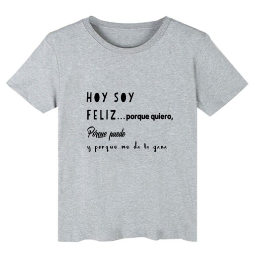 T-shirt dam med tryck B392