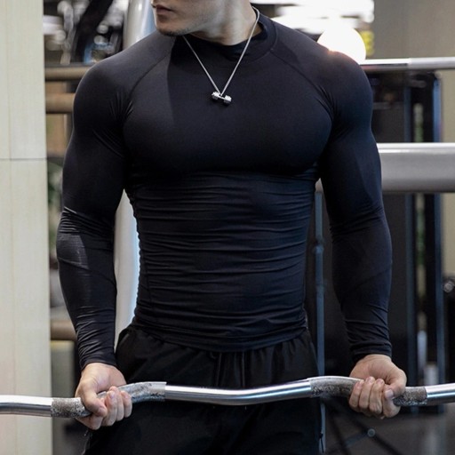 T-shirt de compression pour hommes F1759