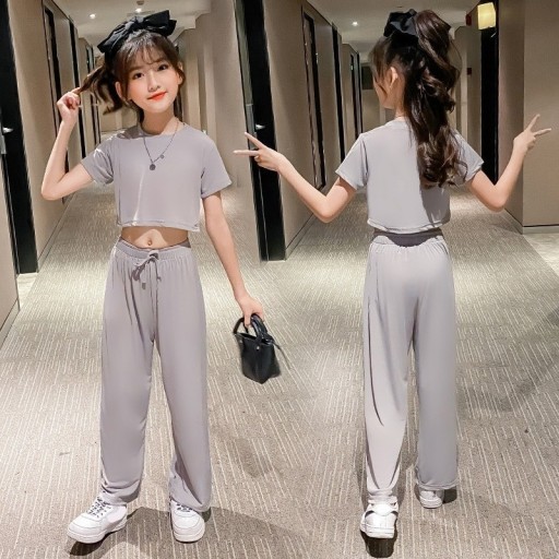T-shirt et pantalon pour fille L1447