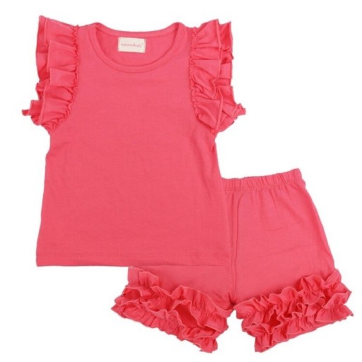 T-shirt et short pour fille L1445