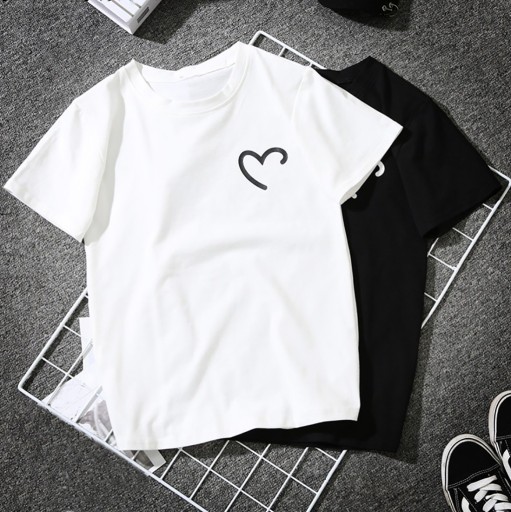 T-shirt femme avec cœur A791