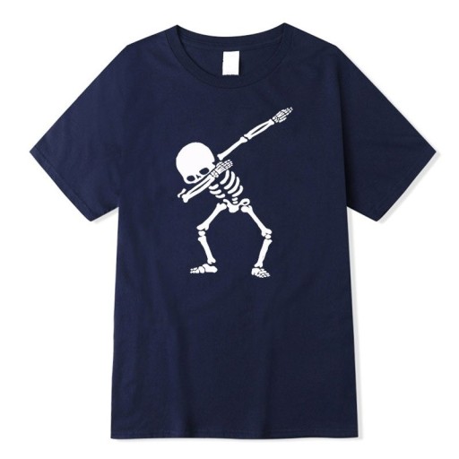 T-shirt herr med skelett T2063