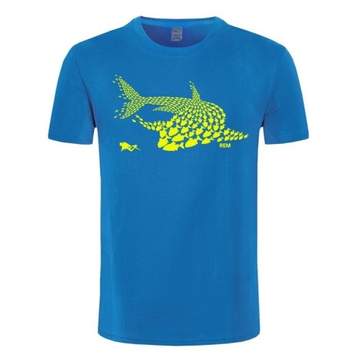 T-shirt homme avec requin T2231