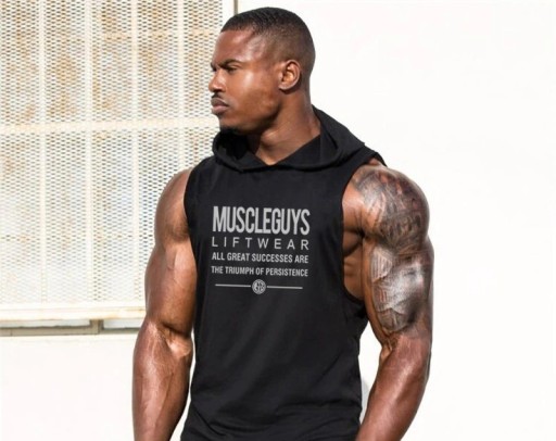 T-shirt masculina com capuz T1954