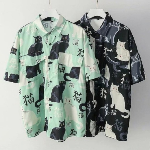 T-shirt med katte