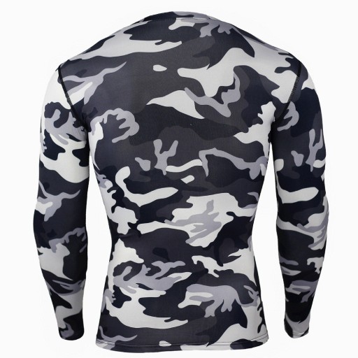T-shirt militaire pour hommes à manches longues J1464
