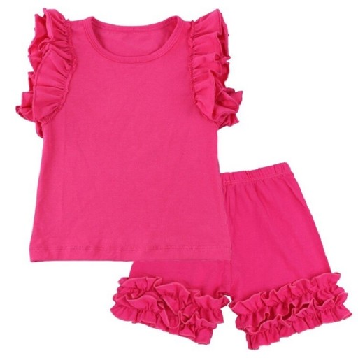 T-shirt och shorts för tjejer L1445