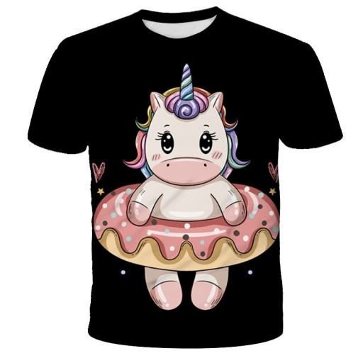 T-shirt pour fille avec un licorne B1560