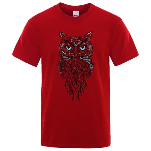 T-shirt pour homme avec hibou T2164