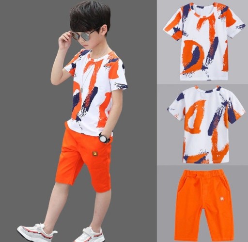 T-Shirt und Shorts für Jungen L1578