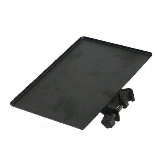 Tablette de rangement pour supports de partitions et de microphones