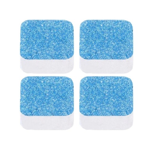 Tablettes effervescentes de nettoyage pour machine à laver contre les odeurs et les dépôts 4 pcs