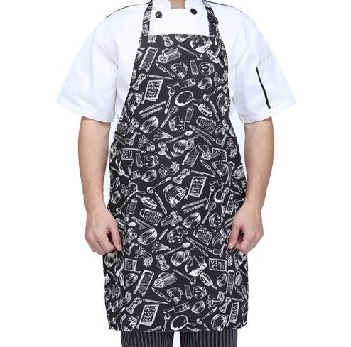 Tablier de cuisine avec impression - Ustensiles de cuisine