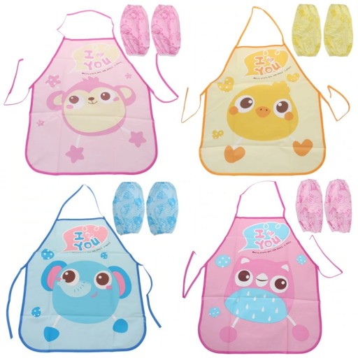 Tablier de cuisine pour enfants avec manches