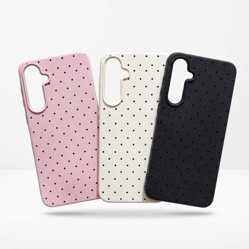 Takakansi hienoilla pisteillä Samsung Galaxy A57 Kestävä Koholla oleva kehys objektiivien ympärillä Karkea pinta Peitetyt sivut