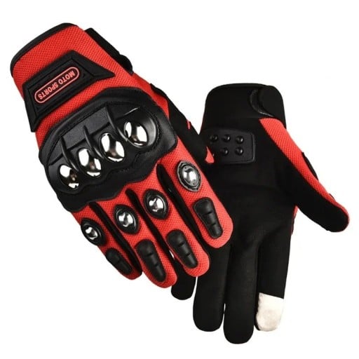 Taktické rukavice unisex s ocelovou výztuhou na kloubech s dotykovým prstem polyester univerzální velikost na sebeobranu i moto sport