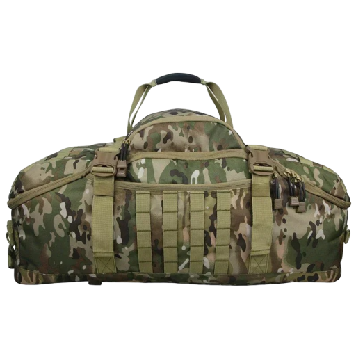 Taktische Militärtasche, Campingtasche, große Kapazität, Tasche mit mehreren Taschen, Wandertasche, Militärrucksack, 40 l, wasserdicht, 50 x 25 x 26 cm, Tarnmuster