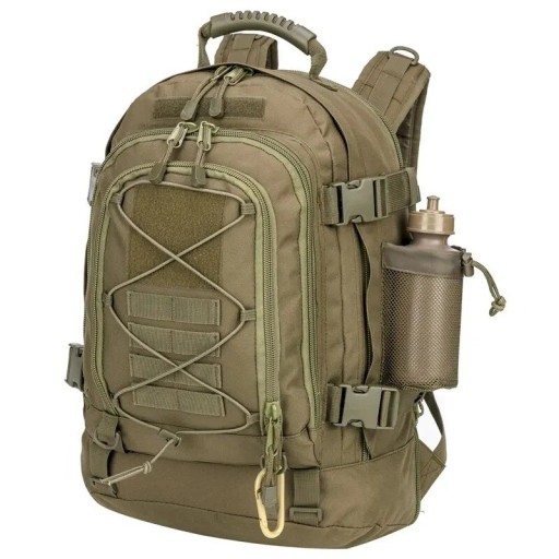 Taktischer Militärrucksack, Camping-Rucksack, großes Fassungsvermögen, Rucksack mit mehreren Taschen, Wanderrucksack, 65 l, wasserdicht, 53 x 38 x 33 cm