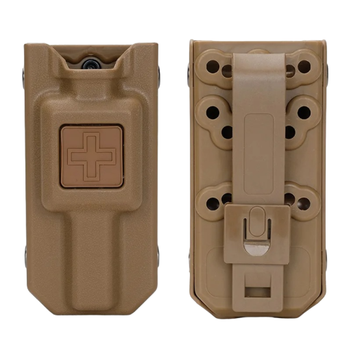 Taktisches Gürtelholster, taktische Aufbewahrungsbox, medizinisches Holster, 12 x 6 cm