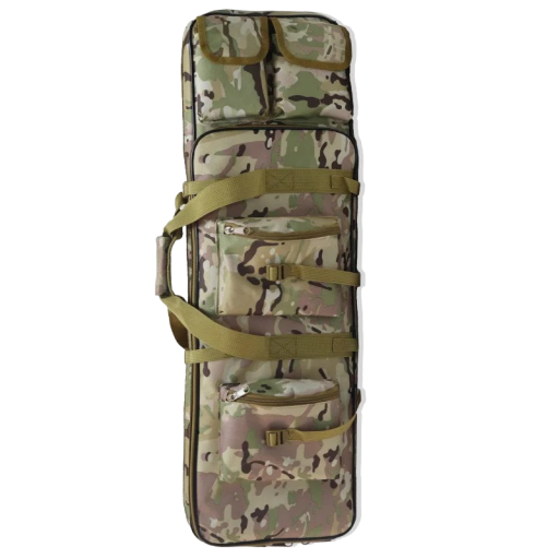 Taktisk skydetaske Skydetaske Campingtaske Taktisk taske med flere lommer Våbenbeskyttelsesrygsæk 117 x 25 x 60 cm Camouflagemønster