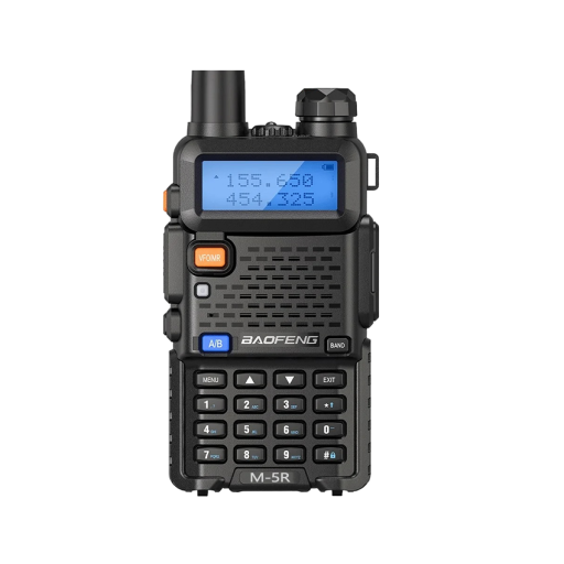 Taktisk walkie-talkie med antenne og LCD-display 5 W walkie-talkie med lang rækkevidde Professionel walkie-talkie 128 kanaler Højtydende walkie-talkie 26,2 x 5,8 x 3,2 cm