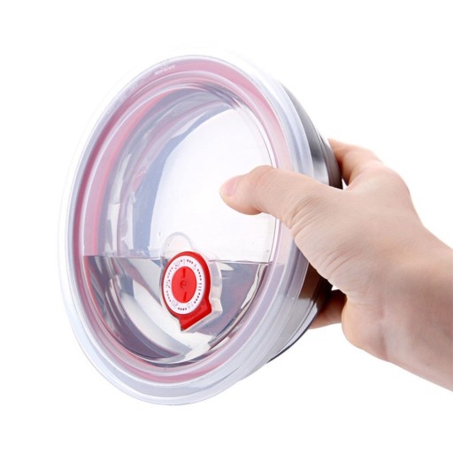 Tampas para tigela com vedação em silicone 3 pcs