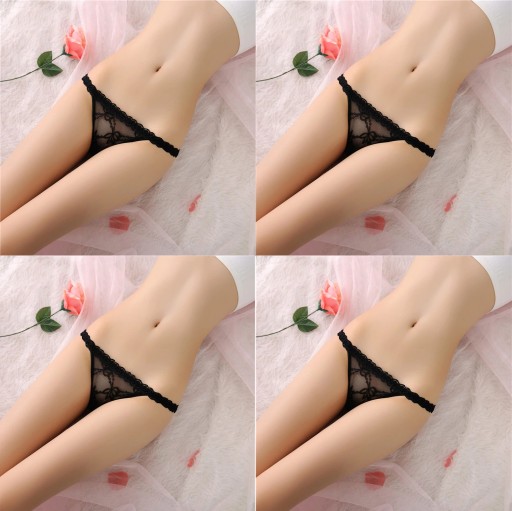 Tangas femininas com renda - 4 pcs