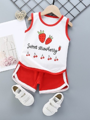 Tank top i szorty dziecięce L1149
