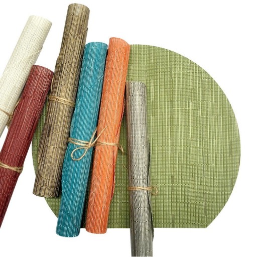 Tányéralátét bambusz mintával