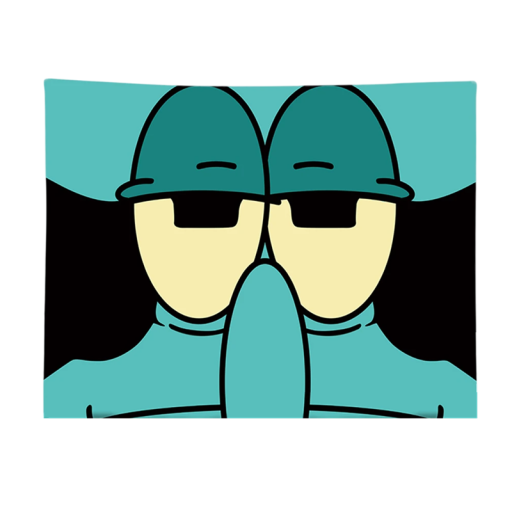 Tapeçaria de parede 60 x 90 cm Polvo Sepia Decoração de tecido desenhada Quarto Tecido suspenso estético Quarto Gobelino Cortina de parede