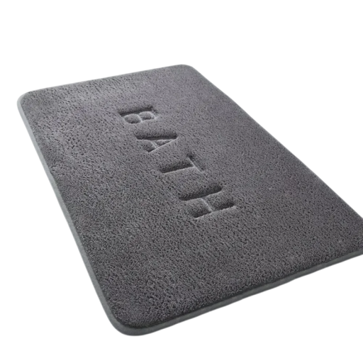 Tapete de casa de banho antideslizante 40 x 60 cm Espuma de memória Tapete super absorvente Almofada para os pés Tapete de segurança para a casa
