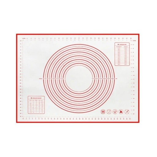 Tapis de cuisson en silicone 29 x 26 cm Tapis de cuisine pour la cuisson pétrissage de la pâte protection de la surface de travail réutilisable