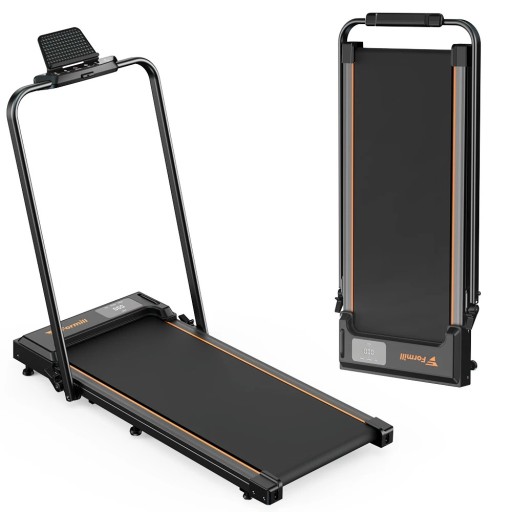 Tapis de marche pliable Vitesse de 1 à 10 km/h Surface de 38 x 90 cm Écran LED et support pour tablette Poignée pliable Noir Pour marcher à la maison ou au bureau