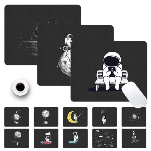 Tapis de souris avec motif d'astronaute