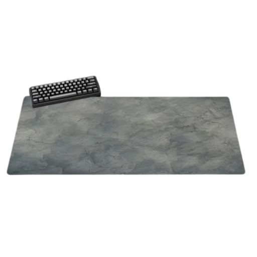 Tapis de souris et de clavier 400 x 900 x 3 mm Grand tapis de bureau pour bureau Gris Pour le bureau et la maison avec ordinateur et ordinateur portable