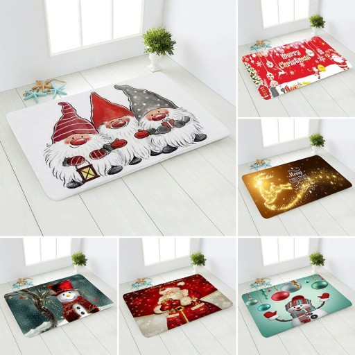 Tapis en flanelle de Noël